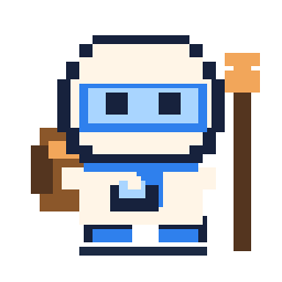 Sherpa with a walking stick